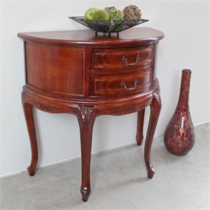 Pemberley Row Hardwood Walnut Console Table Rectangular 32&quotH x 16&quotW x 32&quotD