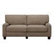 Pemberley Row Polyester Fawn Tan Sofa Rectangular Memory Foam 73