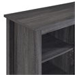 Pemberley Row MDF Charcoal Gray TV Stand Rectangular Electric Fireplace 58