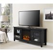Pemberly Row Modern Wood Fireplace TV Stand for TVs up to 58