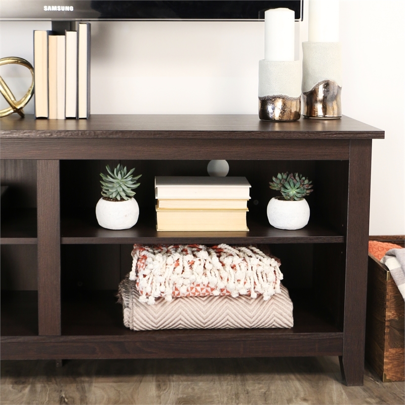 Pemberly Row Transitional Wood TV Stand for TVs up to 58