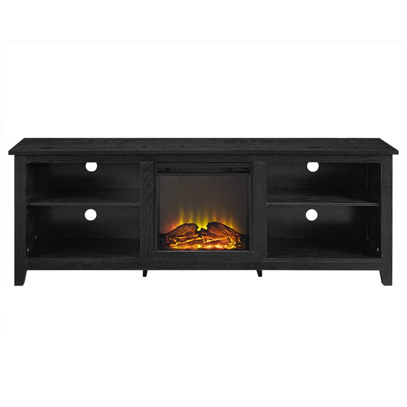 Pemberly Row Modern Wood Fireplace TV Stand for TVs up to 70