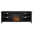 Pemberly Row Modern Wood Fireplace TV Stand for TVs up to 70