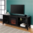 Pemberly Row Modern Wood Fireplace TV Stand for TVs up to 70
