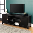 Pemberly Row Traditional Wood Sliding Door TV Console for TVs up to 70