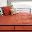 Pemberly Row Modern Steel Metal Full over Loft Bunk Bed in Black