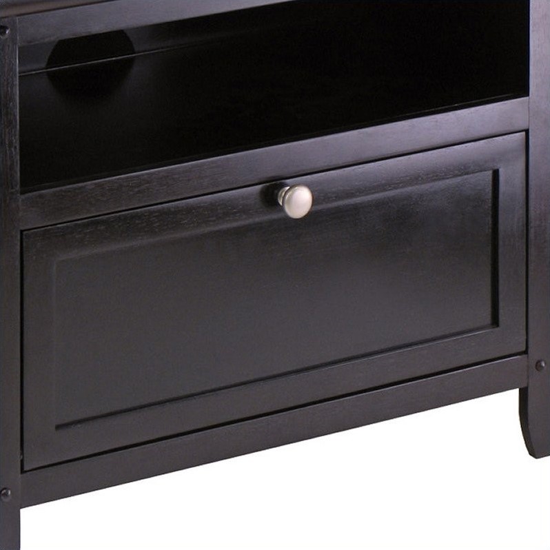 Pemberly Row Transitional Solid Wood TV Stand for TVs up to 32
