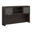 Pemberly Row 60W Hutch in Mocha Cherry
