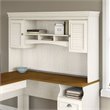 Pemberly Row Hutch for L Shaped Desk in Antique White