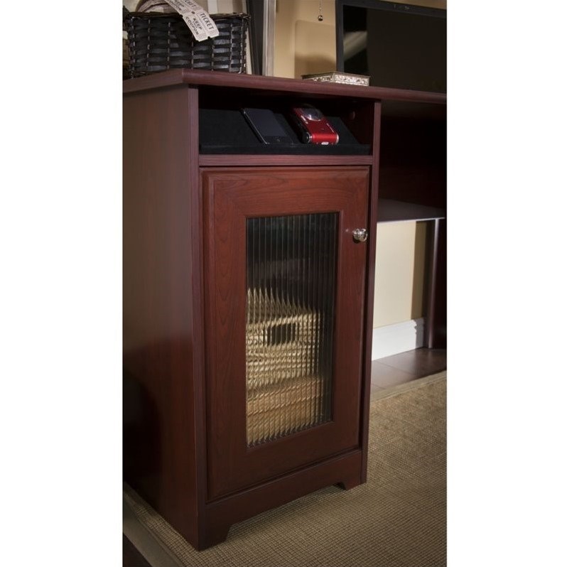 Pemberly Row 3 Piece Office Set in Harvest Cherry