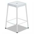 Pemberley Row Metal White Bar Stool Backless Eco-Friendly 29