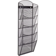 Pemberly Row 5 Pocket Black Magazine Rack