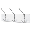 Pemberley Row Aluminum Silver Wall Coat Rack Rectangular 18