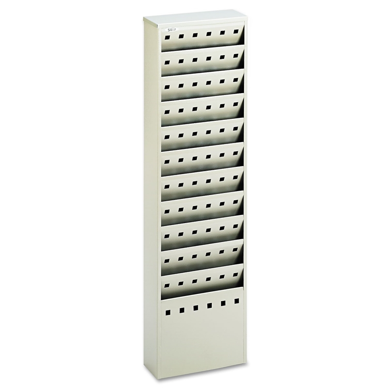 Pemberly Row 11-Pocket Steel Magazine Rack
