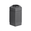 Pemberly Row Pentagon Indoor/Outdoor Receptacle (Small)