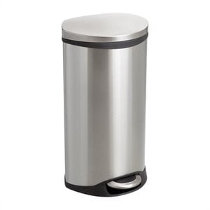 Pemberly Row Receptacle - 7.5 Gallon in Stainless Steel