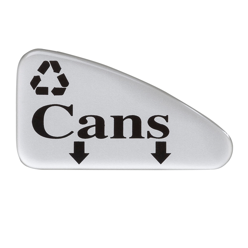 Pemberly Row Dual Recycling Receptacle in Stainless Steel