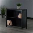 Pemberly Row 3-Tier Transitional Solid Wood Storage Shelf/Bookcase in Espresso