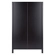 Pemberly Row 4-Tier Transitional Solid Wood Storage Shelf/Bookcase in Espresso
