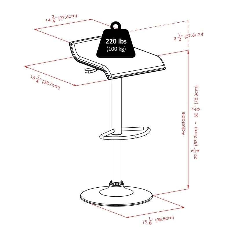 Pemberly Row 3-Piece Backless Metal and Wood Pub Set in Black/Chrome