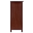 Pemberley Row Solid Wood Antique Walnut Book Shelf Rectangular 30