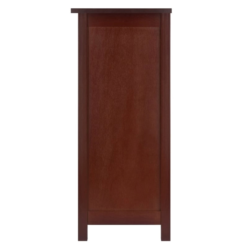 Pemberley Row Solid Wood Antique Walnut Book Shelf Rectangular 30