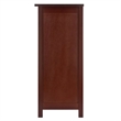 Pemberley Row Solid Wood Antique Walnut Book Shelf Rectangular 30