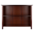 Pemberley Row Solid Wood Antique Walnut Book Shelf Rectangular 30