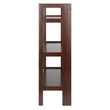 Pemberley Row Solid Wood Antique Walnut Bookshelf Rectangular 38.54