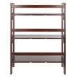 Pemberley Row Solid Wood Antique Walnut Bookshelf Rectangular 38.54