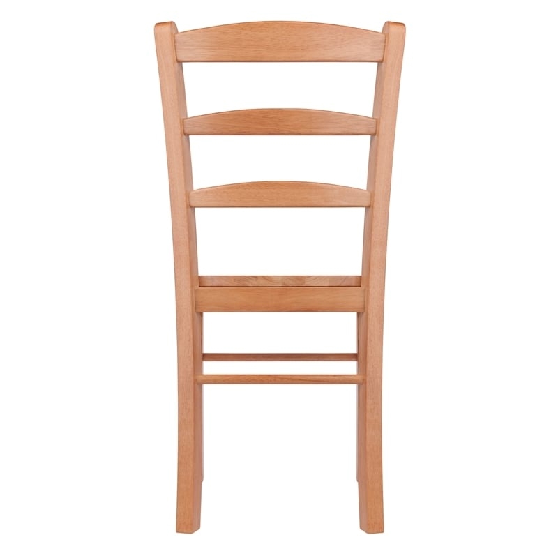 Pemberly Row 5-Piece Square Transitional Solid Wood Dining Set in Light Oak