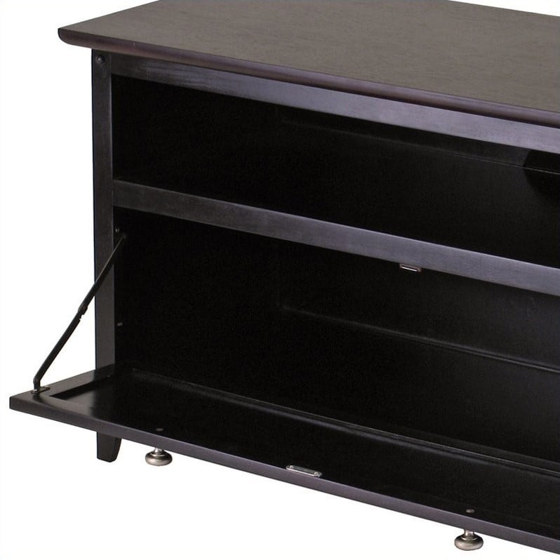 Pemberley Row Solid Wood Espresso TV Stand Rectangular 35.98