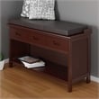 Pemberley Row Faux Leather Espresso Bench Cushion 35.83