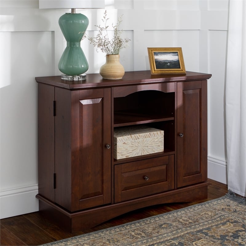 Pemberley Row MDF Brown Console Rectangular Ample Storage 42