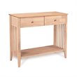 Pemberly Row Unfinished Wood Mission Styled Console