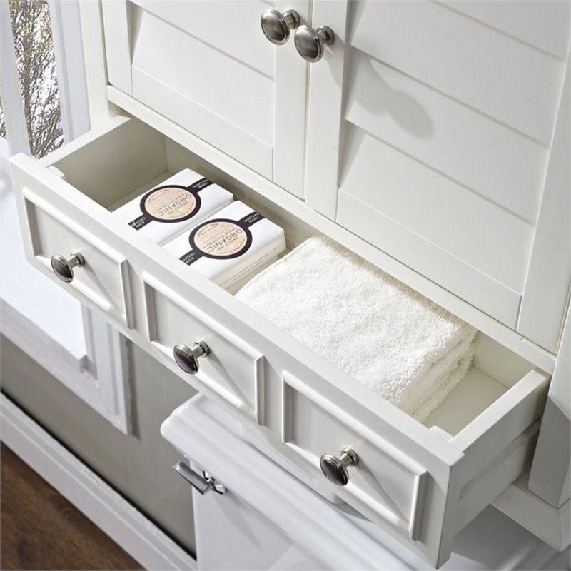 Pemberly Row Medicine Cabinet in White
