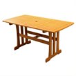 Pemberly Row Rectangular Outdoor Patio Dining Table