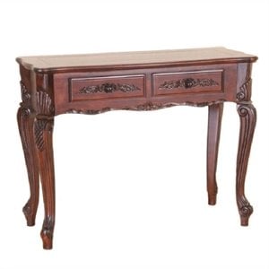 Pemberley Row Hardwood Walnut Console Table Rectangular 30&quotH x 16&quotW x 39&quotD Unassembled