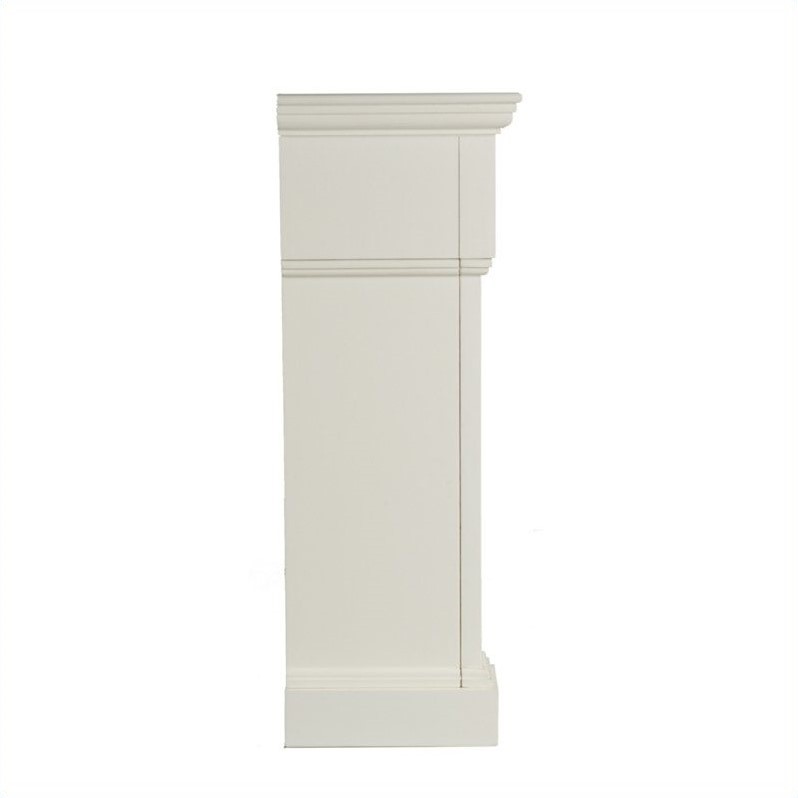 Pemberly Row Electric Fireplace in Ivory