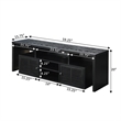 Pemberly Row Transitional Wood TV Stand for TVs up to 59