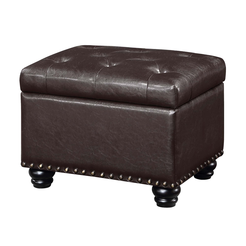 Pemberly Row Storage Ottoman - Espresso