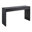 Pemberley Row Wood Black Console Rectangular Easy Assembly 28