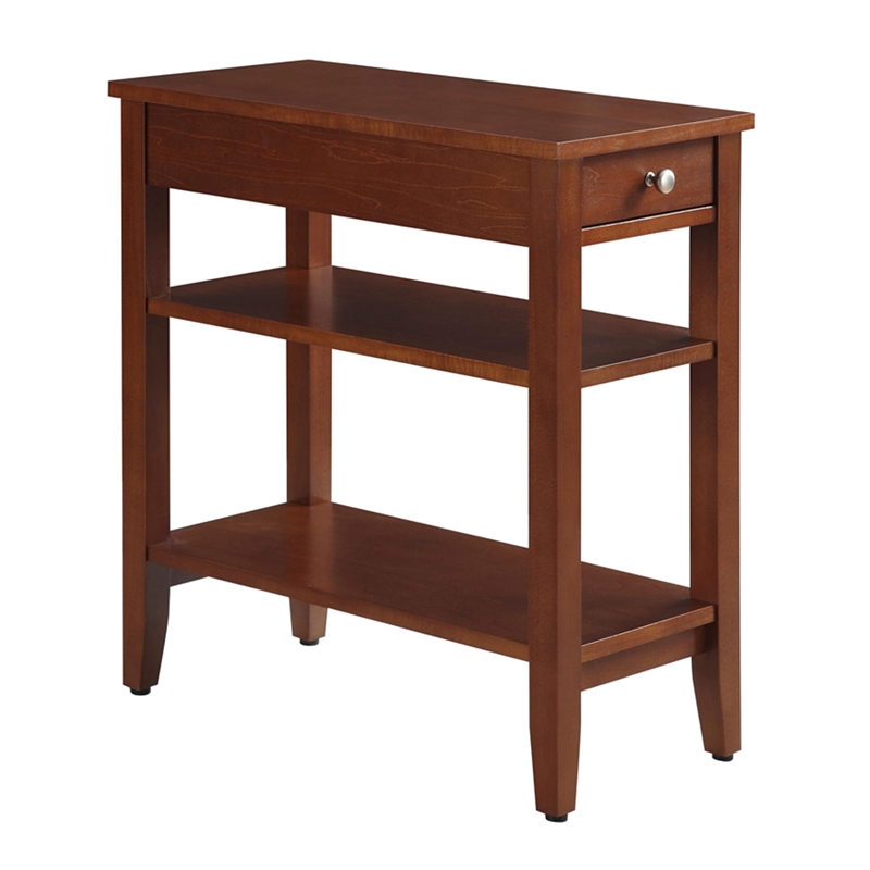 Pemberley Row Wood Cherry End Table Rectangular 24