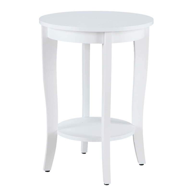 Pemberly Row Round Table in White