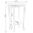 Pemberly Row Round Table in White