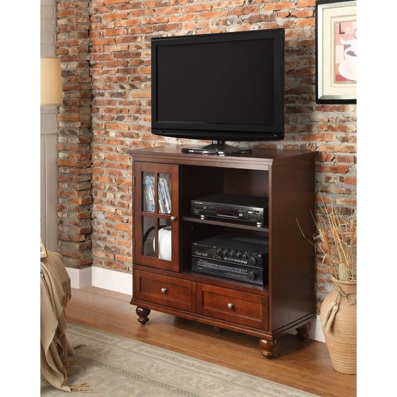Pemberly Row Traditional Wood TV Stand for TVs up to 36