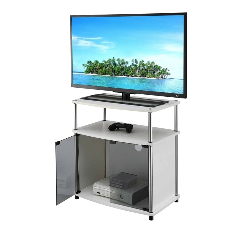 Pemberly Row Contemporary Wood TV Stand for TVs up to 25