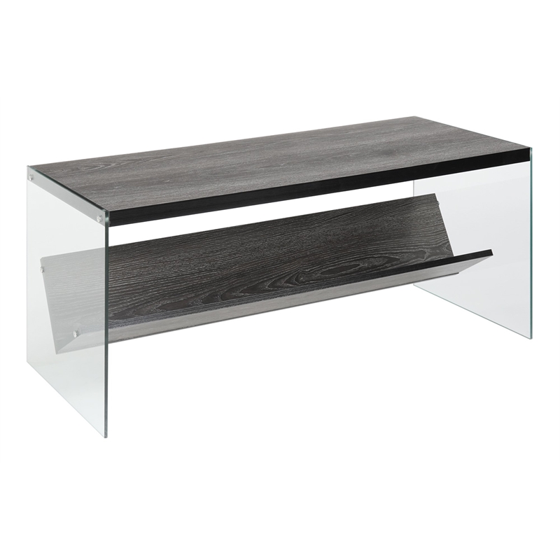 Pemberly Row Coffee Table in Weathered Gray
