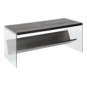 Pemberly Row Coffee Table in Weathered Gray