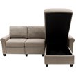 Pemberly Row Right Facing Reclining Sectional in Oatmeal